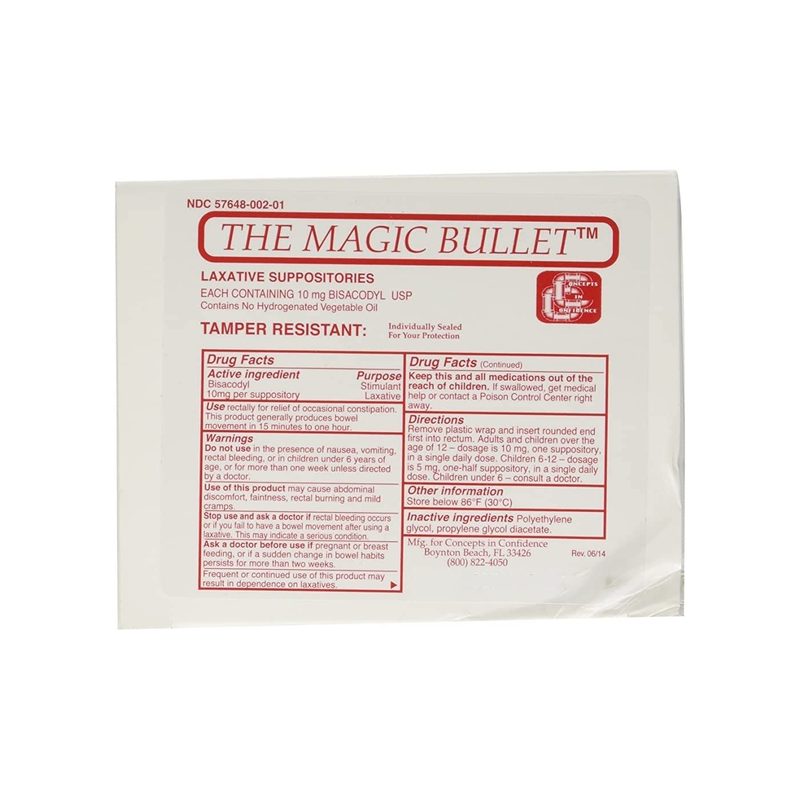 Magic Bullet Suppositories